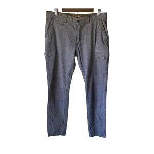 Jeremiah Pants 34 Gray Utility Cargo Casual Cotton Straight Men